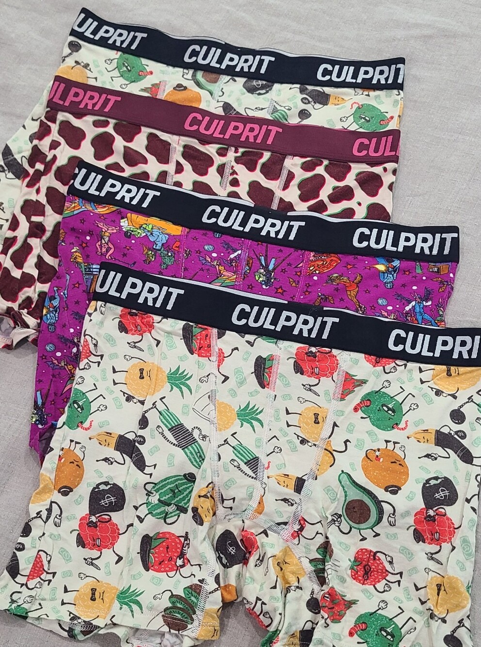 Lot Of 4 Culprit Lady Boxers XL
